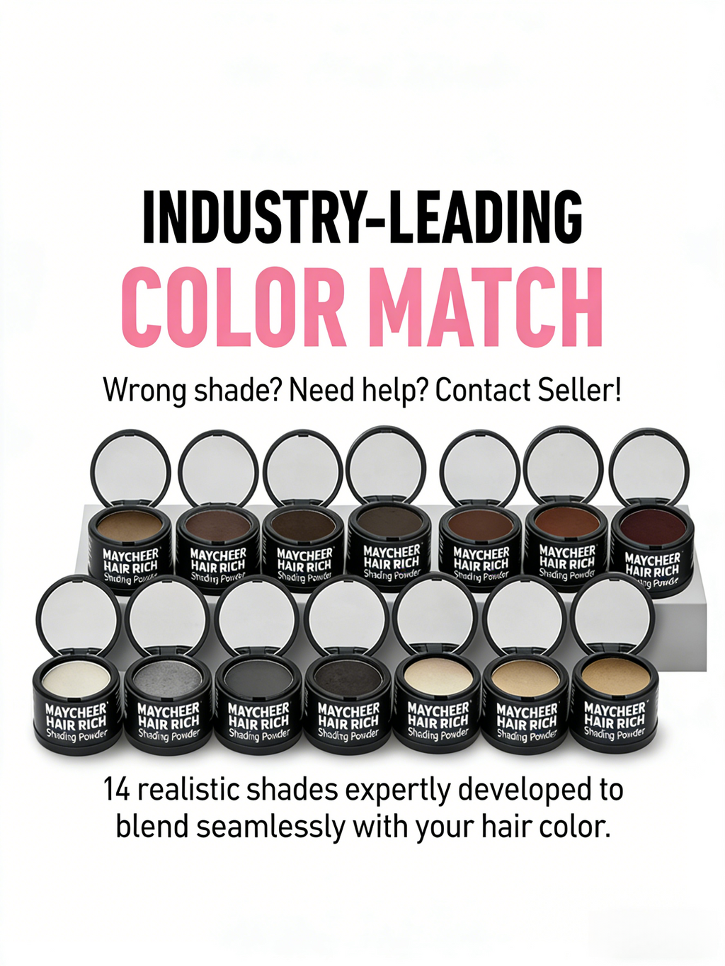 🎉Choose any two for $19.99🎉- Maycheer Hairline & Gray Concealer Touch Up Powder