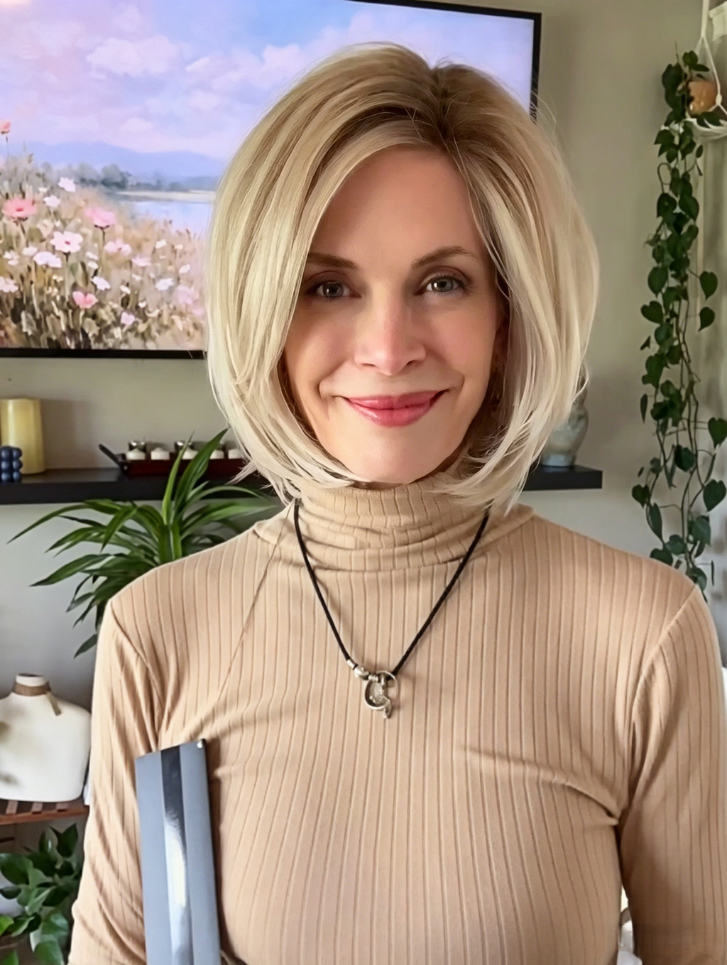 Seoul Lace Front & Monofilament Part Synthetic Wig by Belle Tress