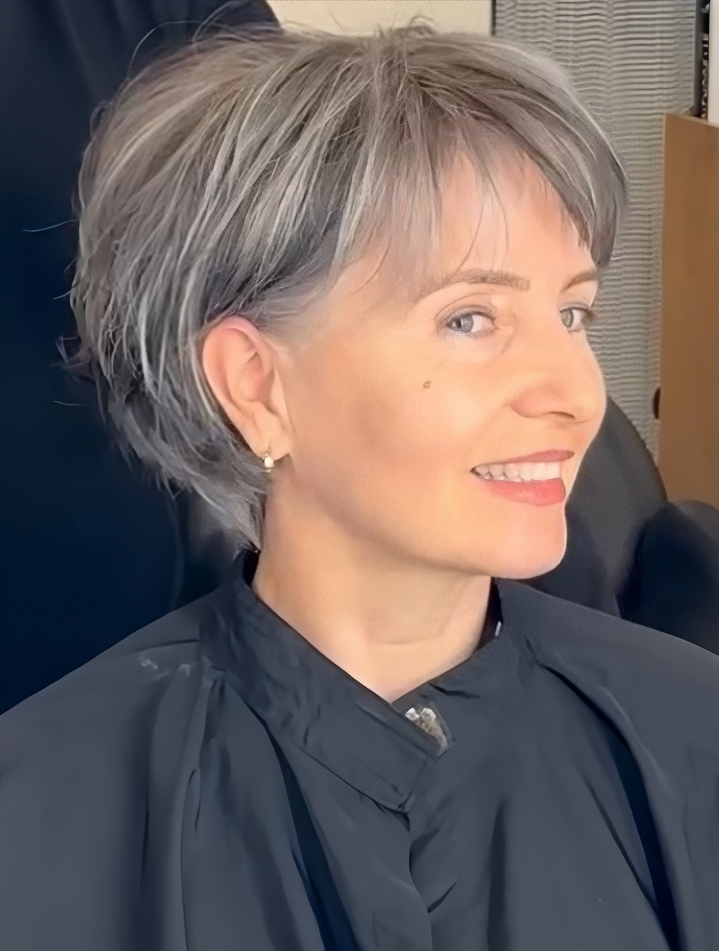 Fluffy Bob With Bangs
