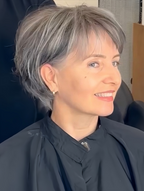 Fluffy Bob With Bangs