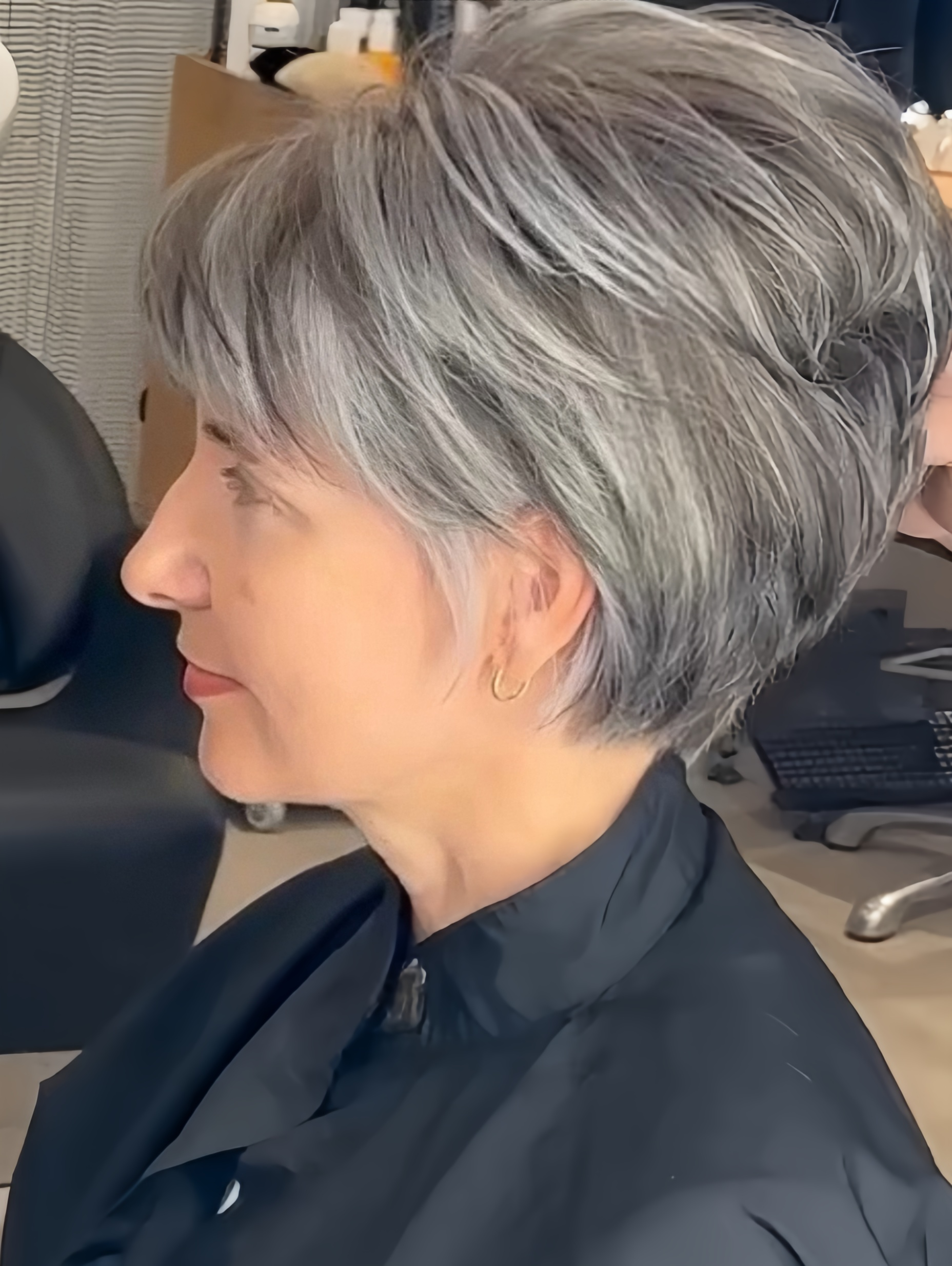 Fluffy Bob With Bangs