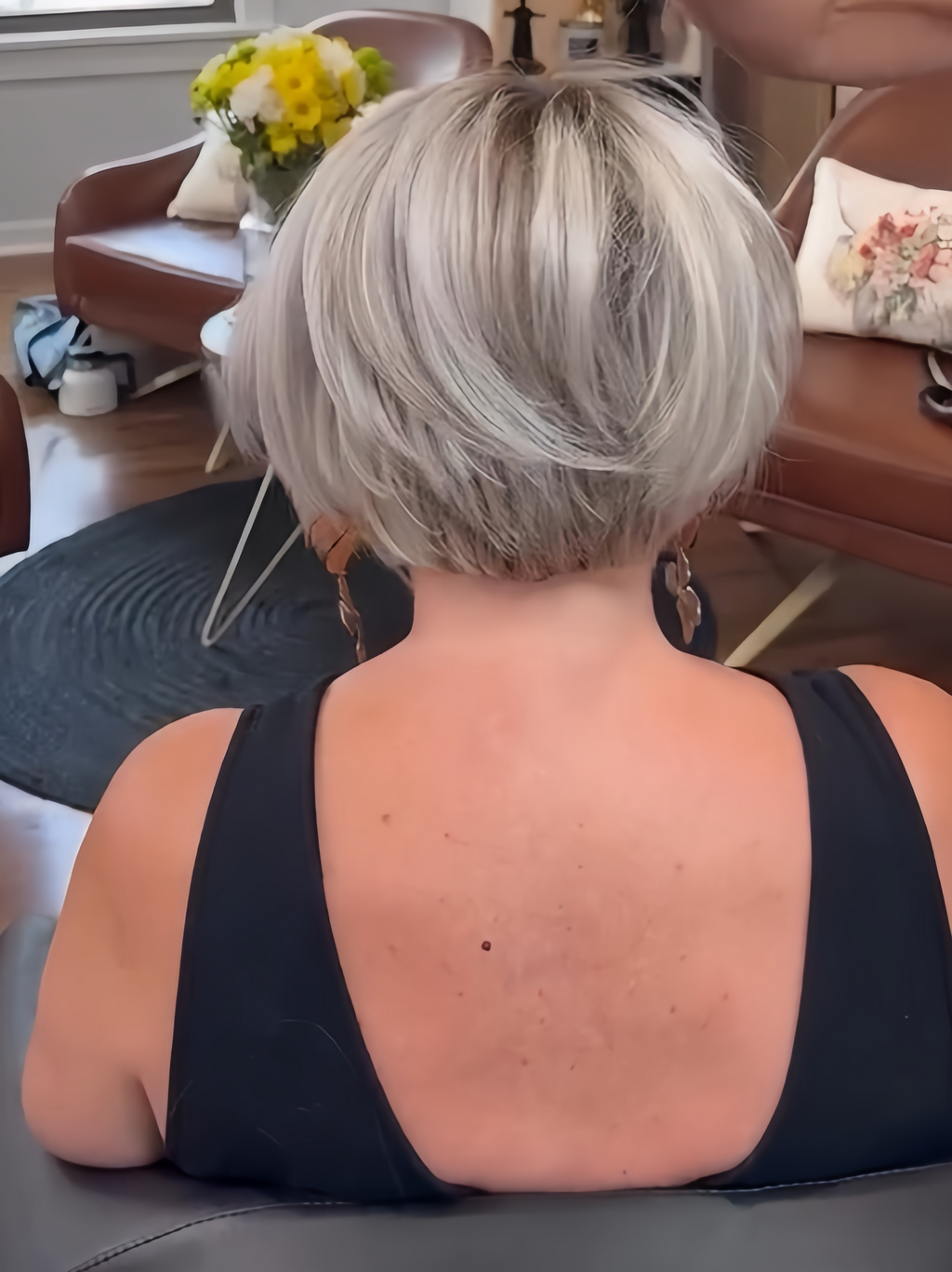 Soft And Natural Falling Bob With Bangs