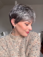 GINGER LACE - monofilament swirl, natural hairline