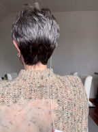 GINGER LACE - monofilament swirl, natural hairline