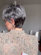 GINGER LACE - monofilament swirl, natural hairline