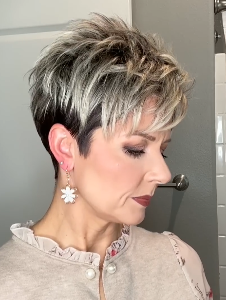Deep Part Pixie Wig