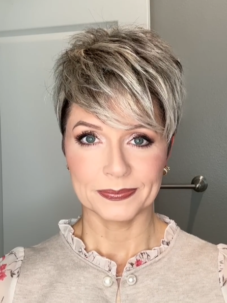 Deep Part Pixie Wig