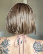 SING MONO PART - center parting, natural hairline