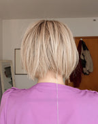 SING MONO PART - center parting, natural hairline