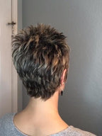 Deep Part Pixie wig