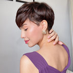 Lovely modern pixie|Synthetic Lace Front Wig