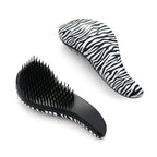 DETANGLING HAIR COMB ZEBRA PATTERN - hui koes
